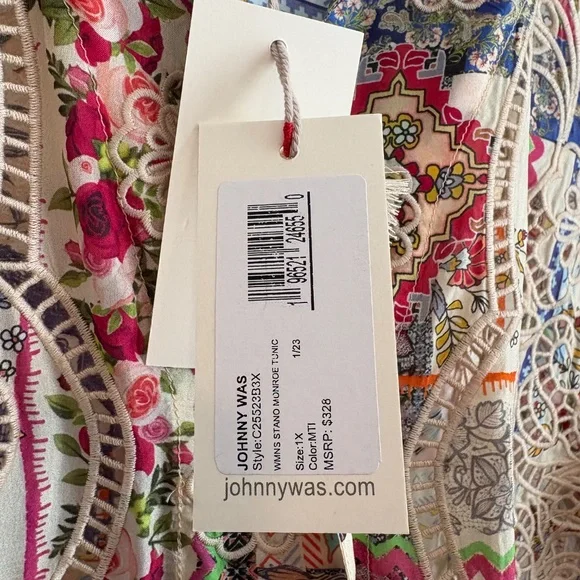 Johnny Was STANO MONROE TUNIC, 1X - Picture 4 of 10